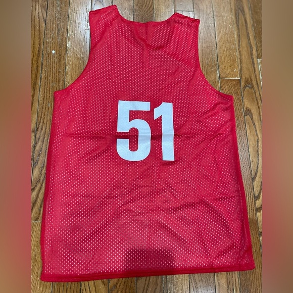 Moniteau Basketball Red and White Jersey - Picture 4 of 10